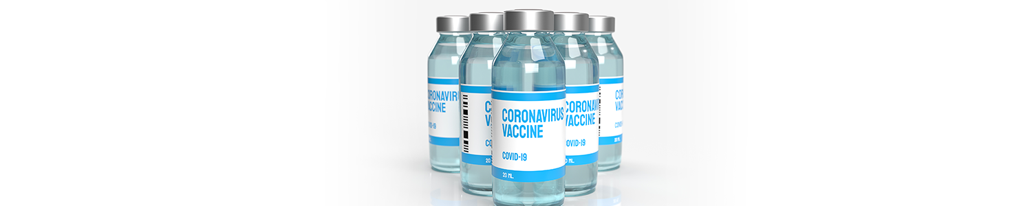 The vaccine covid 19 for medical content 3d rendering
